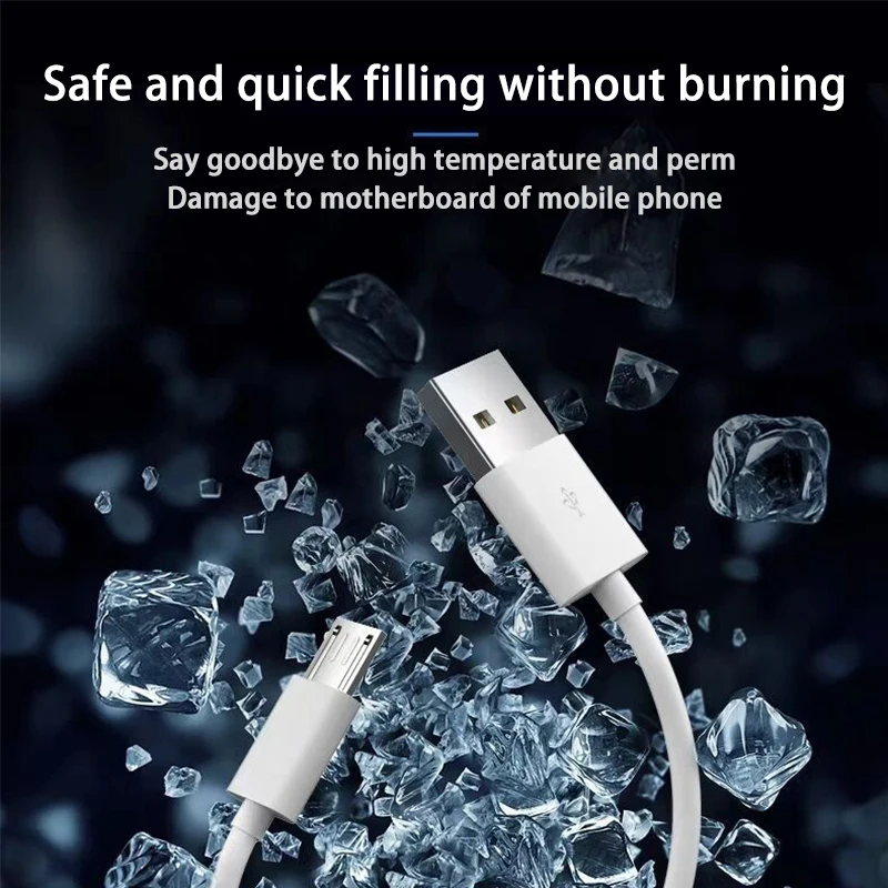 Кабель Micro USB для Xiaomi оригинальное быстрое зарядное устройство 2A телефонов Redmi Note 6