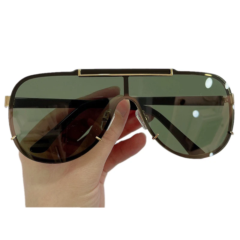 

Солнцезащитные очки Goggle с Для женщин Роскошные Винтаж, фирменный дизайн, солнцезащитные очки большие зеркальные очки UV400 Oculos De Sol masculino