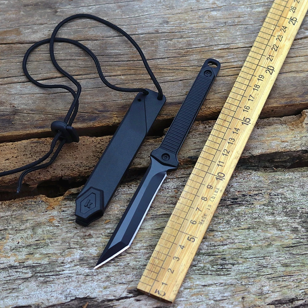 OEM Kershaw 4008 маленький прямой нож 8Cr13MoV лезвие нейлон + стальная ручка Открытый