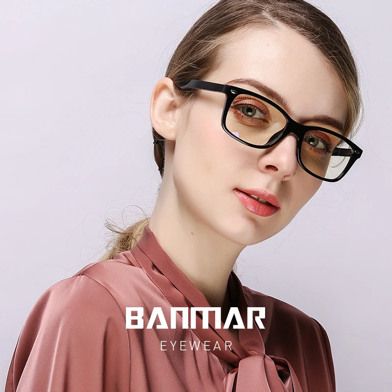 

Очки BANMAR с защитой от сисветильник для мужчин и женщин, аксессуар для работы с компьютером, TR90, с блокировкой УФ излучения
