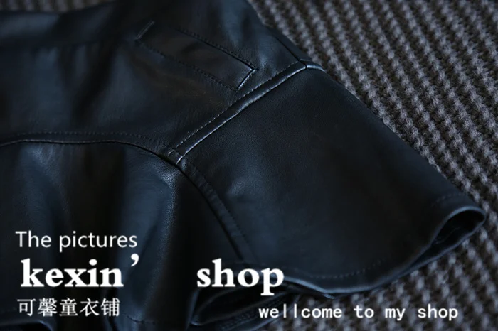 Новая брендовая черная юбка из искусственной кожи для девочек базовая осенне