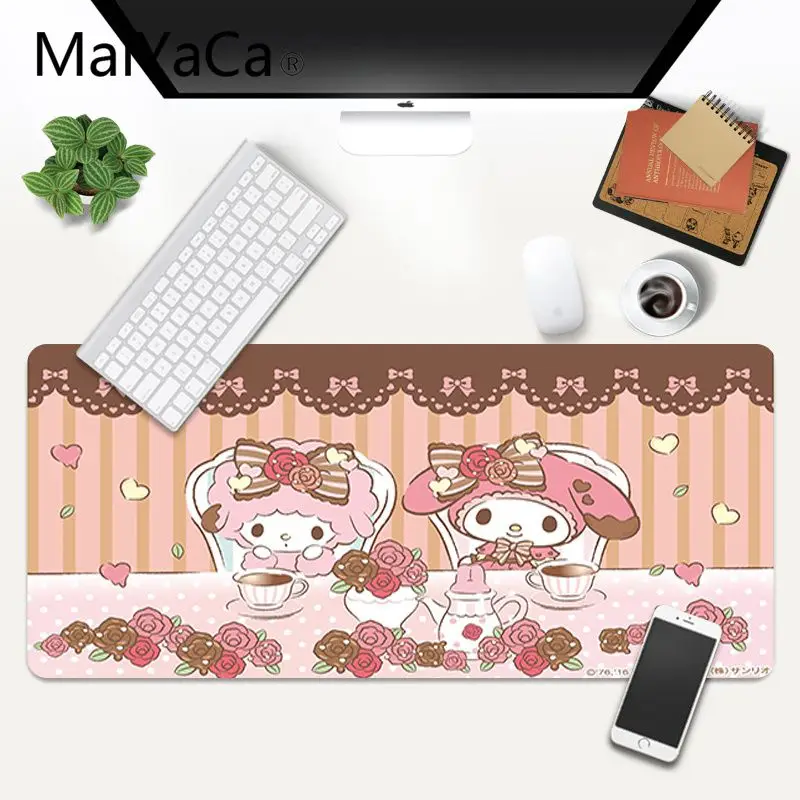 maiyaca japan anime mousepad gamer cute 60x30cm kawaii large gaming mouse pad xl locking edge laptop notebook desk mat free global shipping