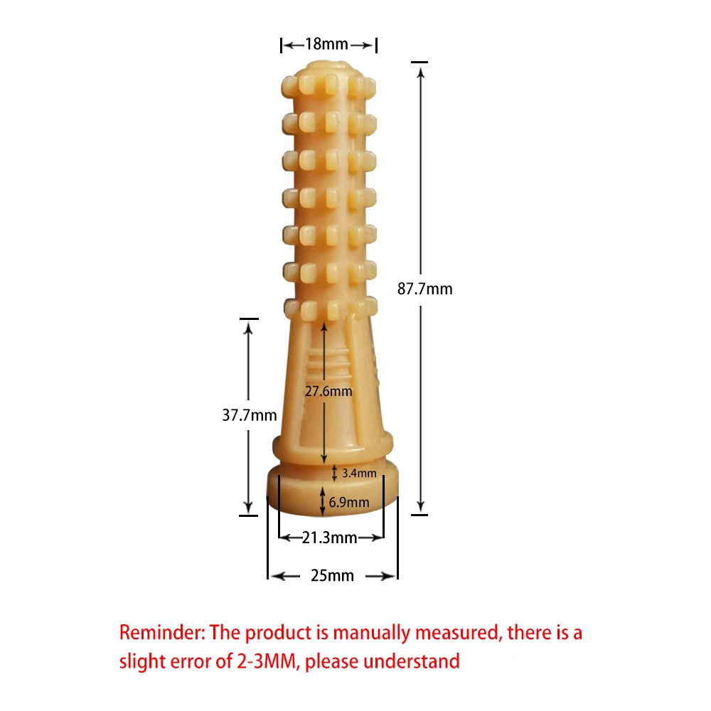 

50 pcs 94mm Poultry Plucking Fingers Hair Removal Machine Glue Stick Chicken Plucker Beef tendon material corn rod