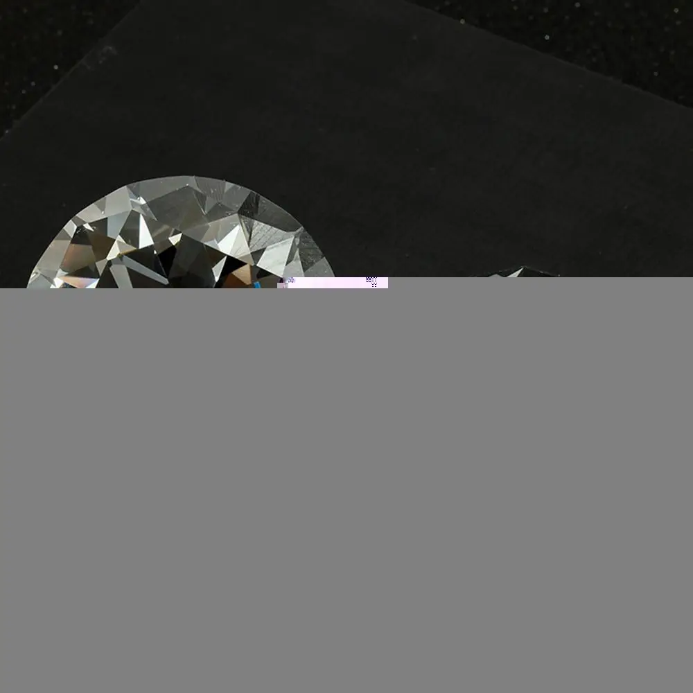 Хрустальный бриллиант прозрачное стекло граненые гравировки необработанный