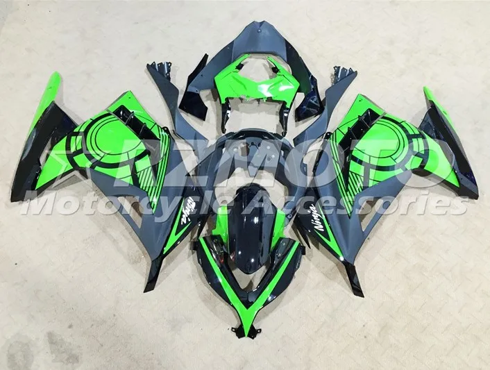 

New ABS whole Fairings Kit Fit for kawasaki Ninja300 EX300 13 14 15 16 17 18 19 Bodywork set black green