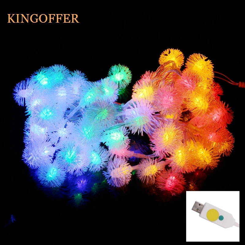 Гирлянда светодиодная с питанием от USB 10 м | Лампы и освещение