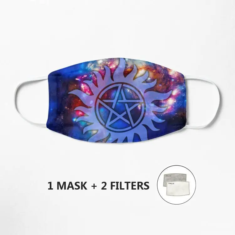 

Supernatural Cosmos Mask Pm2.5 Outdoor Mask Washable Reusable Face Mask Adjustable Streetwear Mascarilla