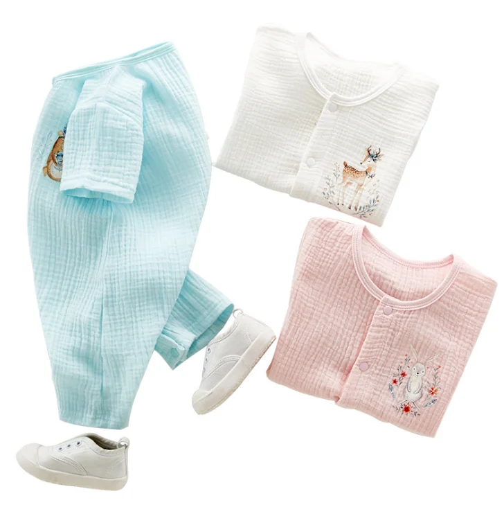 Летний Новый Стиль детские комбинезоны с оборками и коротким рукавом Одежда для