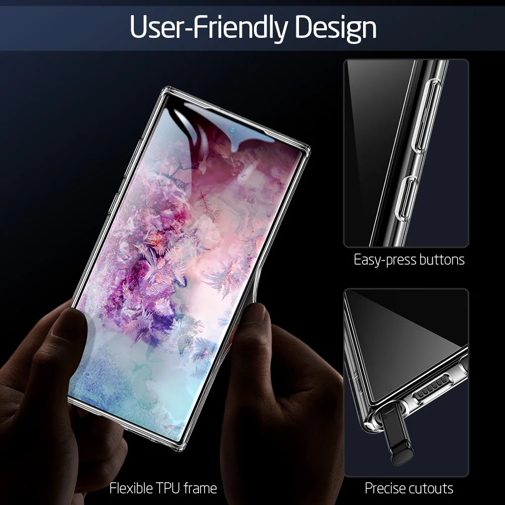 Чехол ESR из закаленного стекла для samsung Galaxy Note 10 Note 10 Plus, суперпрочный чехол-бампер для samsung Galaxy Note 10+ 5G