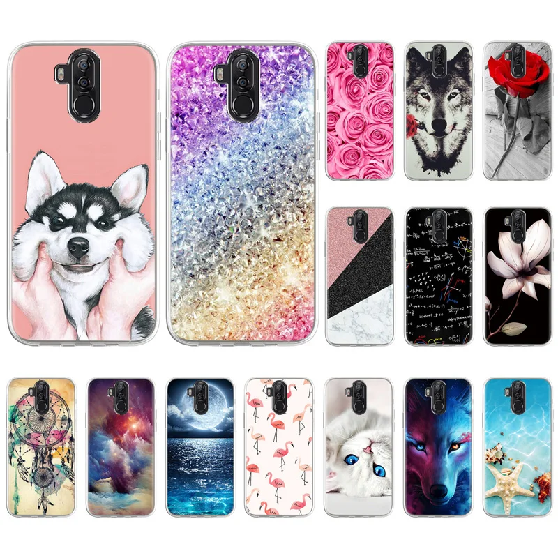 

For Ulefone Power 3S Case TPU Soft Silicone Back Cover Coque On Ulefone Power 3S Power 3 6.0 inch Animal Cartoon Shell Fundas