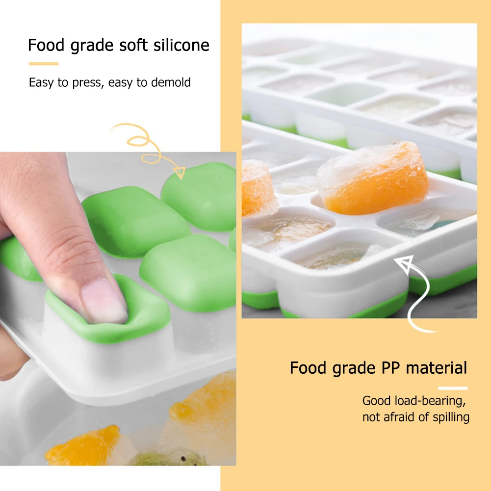 4 шт. силиконовый контейнер для детского питания 14 ячеек | Мать и ребенок