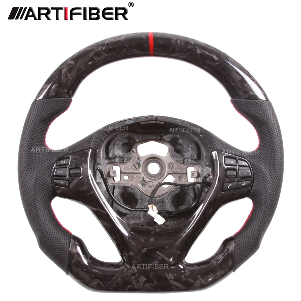 

100% Real Carbon Fiber Steering Wheel for BMW 1 3 M Series E82 E90 E87 E91 E92