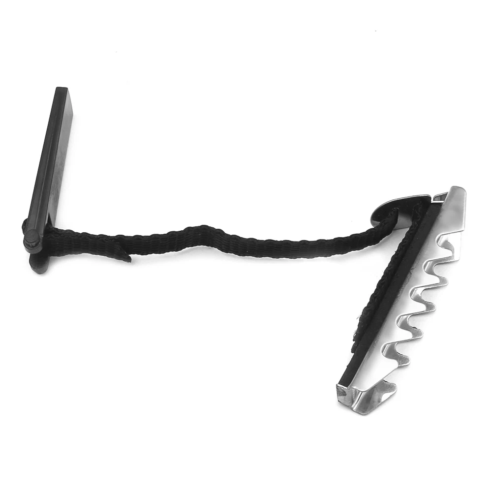 tragbare aluminium legierung klassische gitarre capo zahn schnalle flache ändern clamp für akustische elektrische klassische gitarre bass fr