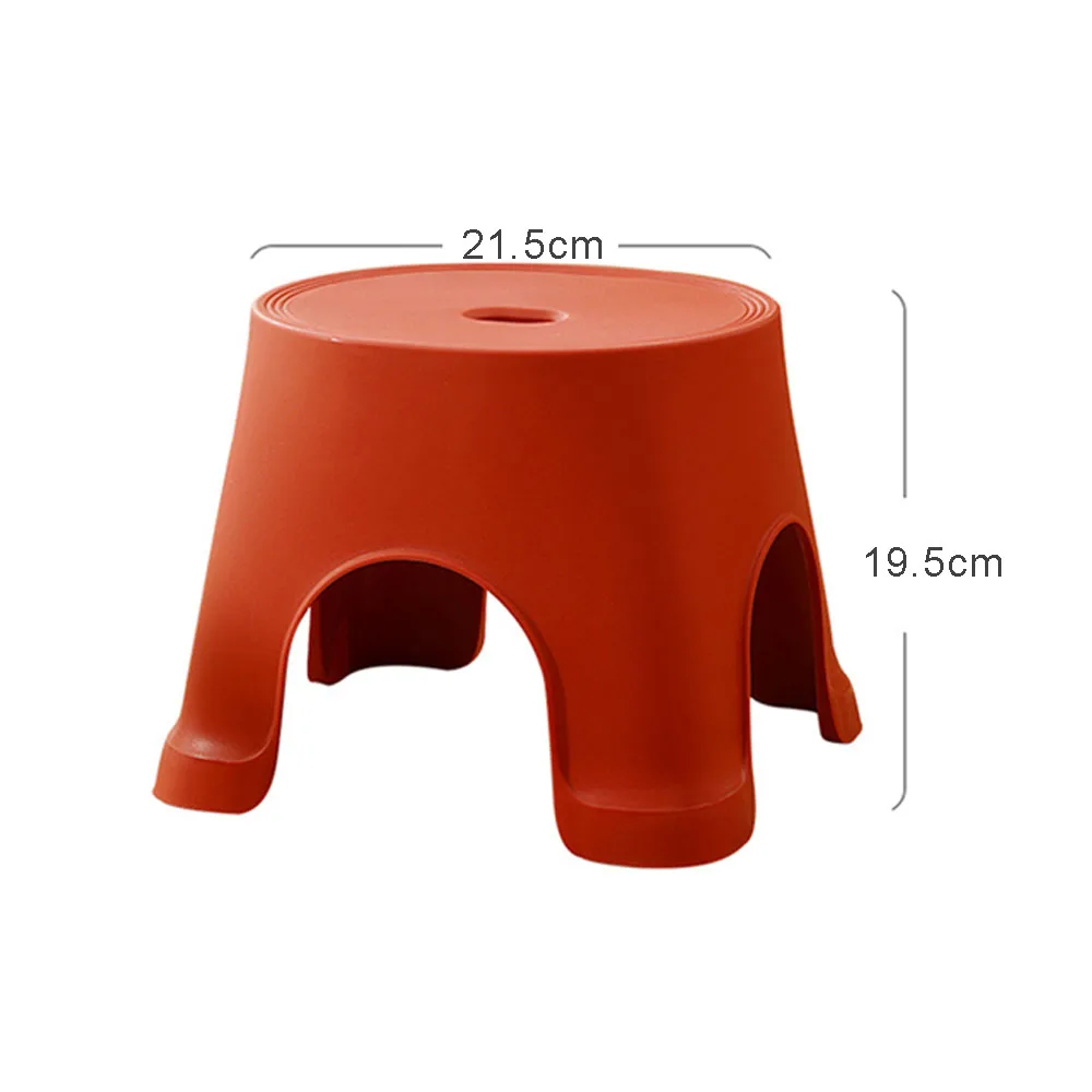 

Stool Household Shoe Changing Stool Children's Bathroom Stool Thickened Non-slip Round Stool Thickened Simple Children's Stool