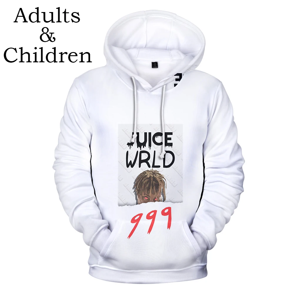 Новые толстовки с 3D принтом singer Juice WRLD для мужчин и женщин повседневные свитшоты