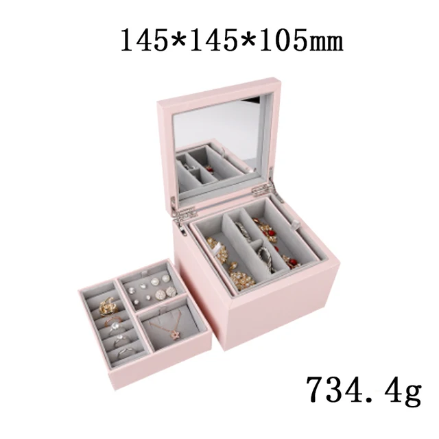 

2022 New Show Box Temperament Women Jewelry Storage Protection Display Gift Handbags Luxury Brand Peripheral Product Recommended