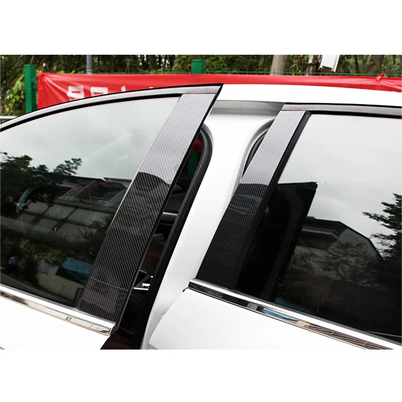 Стойки из углеродного волокна для Honda-Civic 2006-11(4dr) 6 шт. крышек отделки двери |
