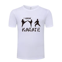 funny i know karate cotton t shirt graphic men o neck summer short sleeve tshirts clothing