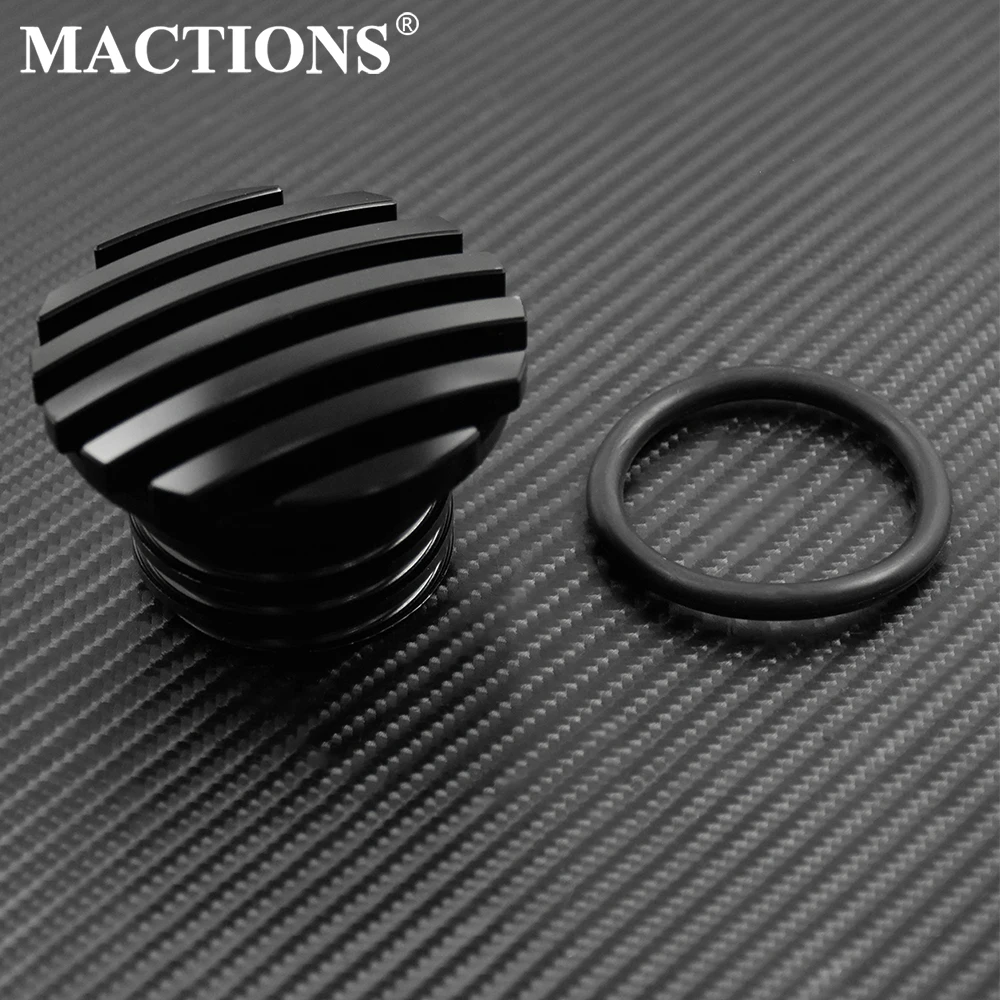 Мотоциклетная CNC черная винтовая крышка для топливного бака с креплением на воду