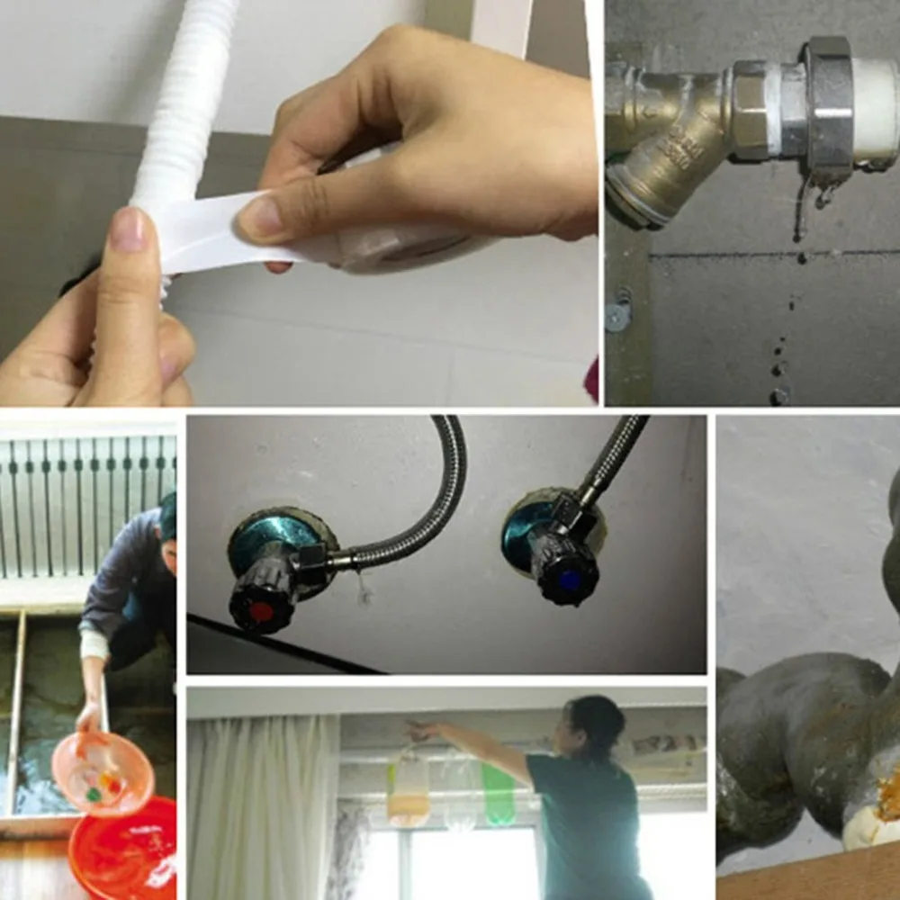 Multi-purpose Self-adhesive Strong Rubber Silicone Repair Waterproof Bonding Tape Rescue Self Fusing Wire