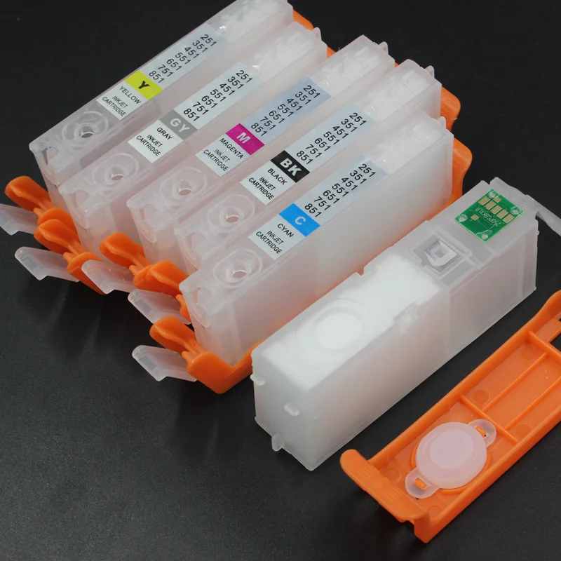 CISSPLAZA 1 комплект PGI 570 pgi570 многоразовые картриджи совместимые для canon MG5753 MG6850 MG6851