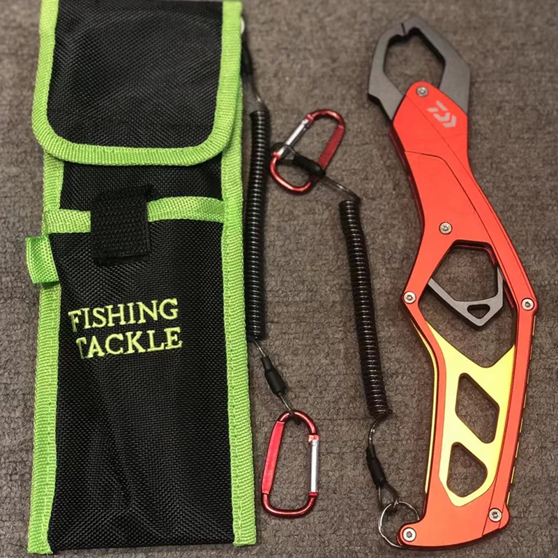 

Aluminium Alloy Fishing Grip Plier Fish Lip Gripper Tool Clip Clamp Outdoor Portable Lock Fishing Tackle Tool Accessory