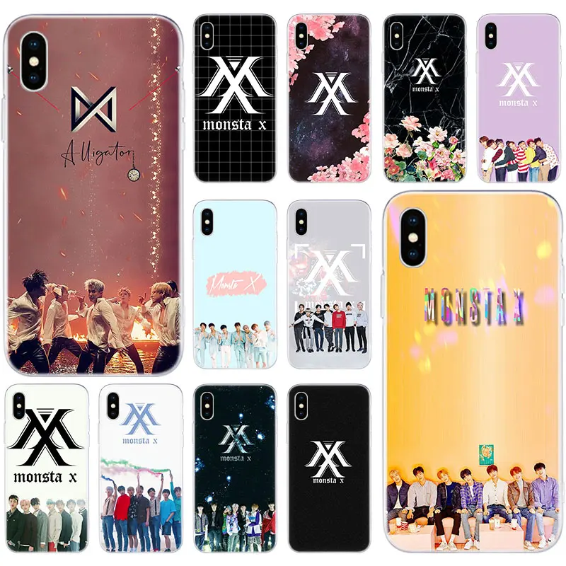 Горячая Распродажа монста х KPOP Мягкий силиконовый чехол для телефона Apple iPhone 11 Pro