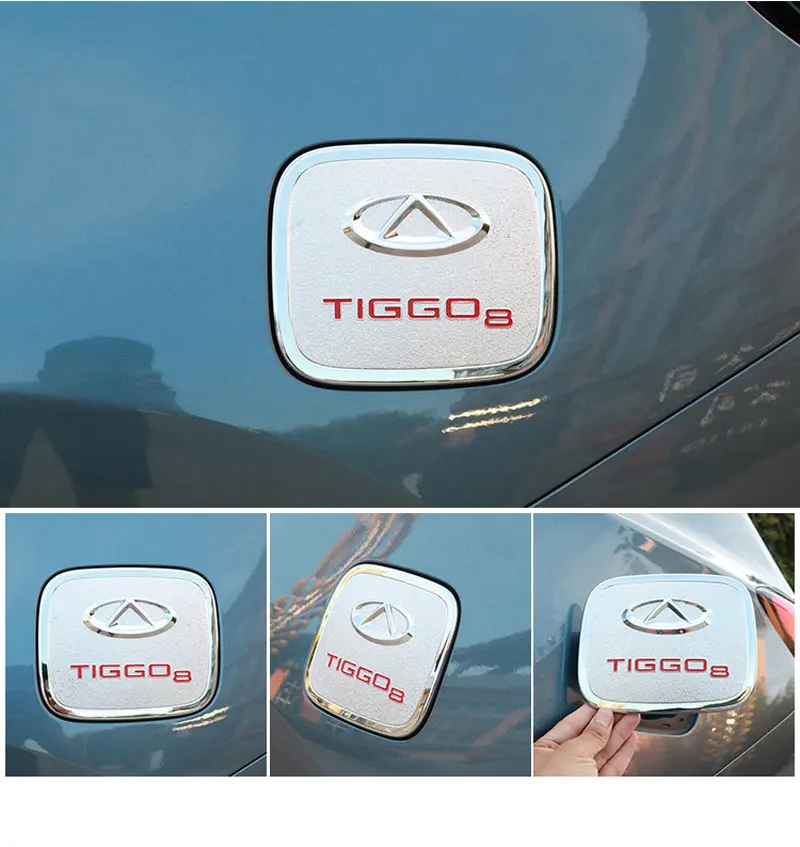 Крышка из нержавеющей стали для топливного бака Chery Tiggo 8 Pro 2021 2020 2019 | Автомобили и