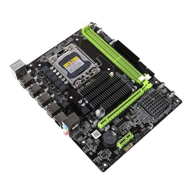 X58 LGA 1366 материнская плата поддерживает серверную память REG ECC и материнскую плату с процессором Xeon