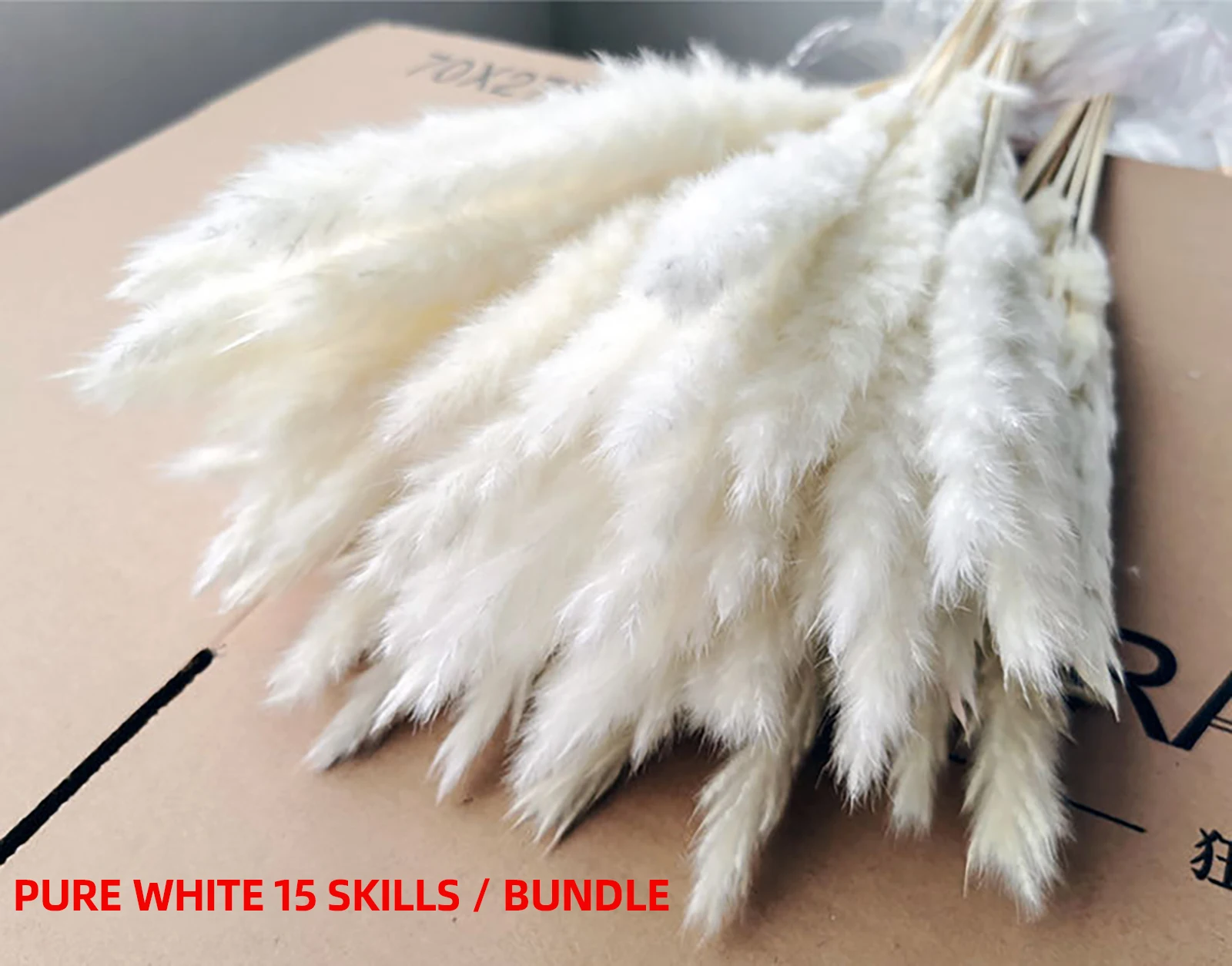 

15pcs/bunch Dried Small Pampas Grass Flowers Natural Dried Flowers Para Decoracion Real Plants Home Decor Wedding Decoration