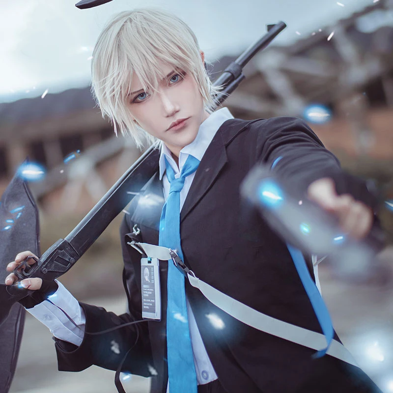 Kopen Anime! Arknights Executor Bloedlijn Van Combat Titleless Code Battle Suit Uniform Cosplay Kostuum Halloween Outfit Gratis Verzending