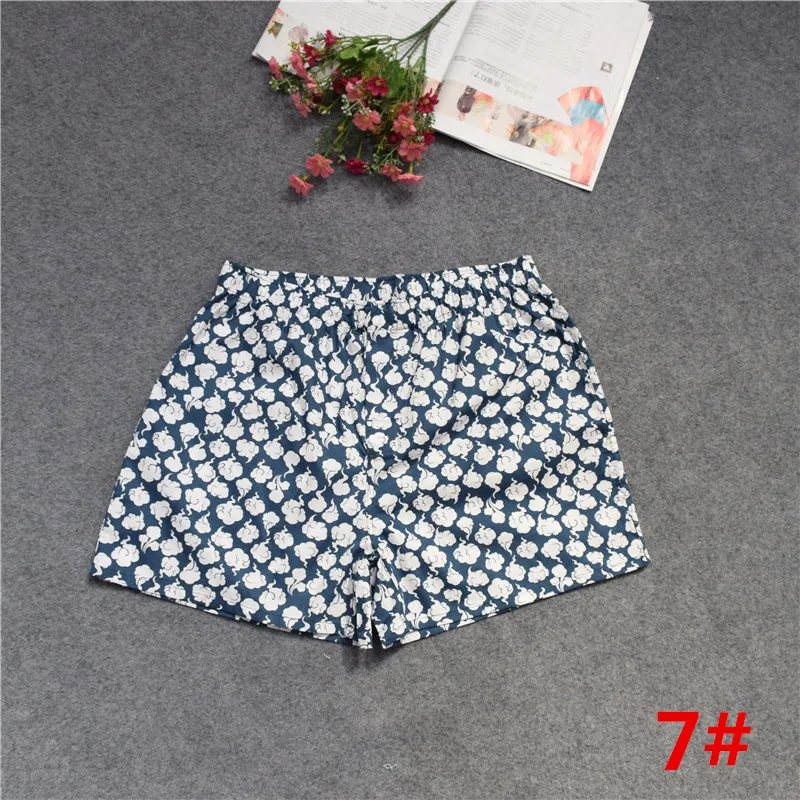 Men's Shorts Home Pants Woven Cotton Arrow Trousers Anime