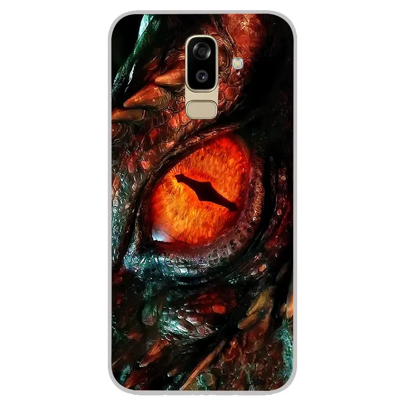 Дракон матовый Силиконовый чехол для Samsung Galaxy J2 pro J3 J4 J6 J7 J8 A5 A7 A9 A8 A6 плюс 2018 TPU