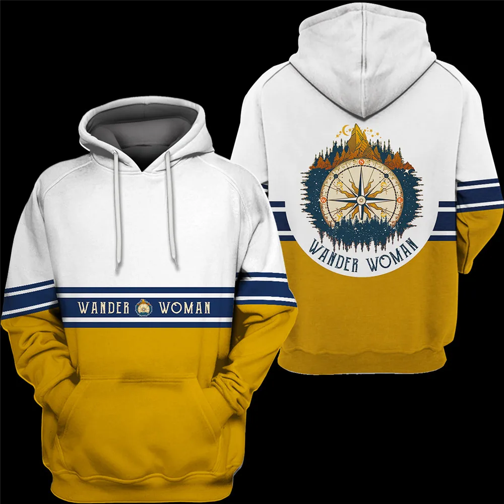 

Patchwork design soul catcher print casual 3D sweatshirt