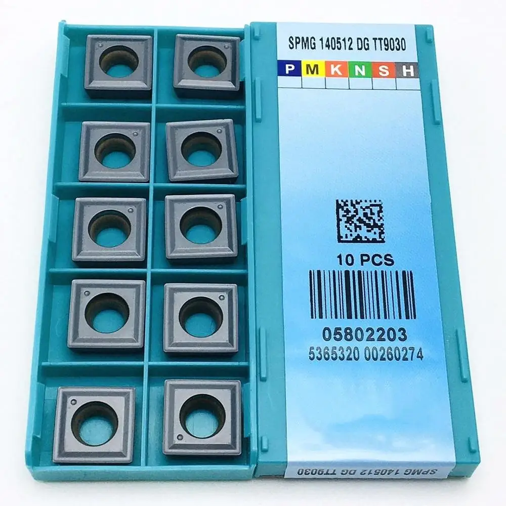 

10 pieces of lathe parts tools SPMG140512 DG TT9030 U drilling and milling cutter carbide insert turning tool SPMG 140512