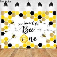 mocsicka so sweet to bee photography background honeycomb bee decoration props child portrait photo backdrop studio
