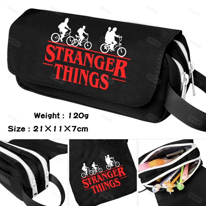 Stranger Things Large Capacity Pencil Case School Supplies Stationery Gift School Tools Pencil Bag Back To School Presented
