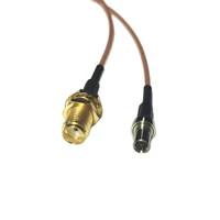 new sma female jack nut to ts9 male plug connector rg178 cable 15cm 6 adapter wholesale fast ship