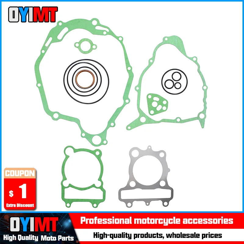 Полный набор прокладок для капитального ремонта головки цилиндра двигателя для YAMAHA XT225 Serow TT225 TTR225 TW225E TW200 XT200 XT TT TTR TW 225 200
