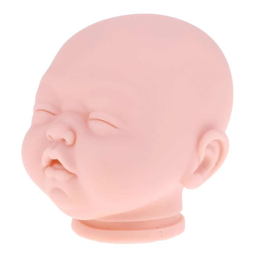 

20inch Unpainted Reborn Kits Baby Doll with Head 3/4 Arms Full Legs Soft Silicone Newborn Baby Doll DIY Making Normal Skin