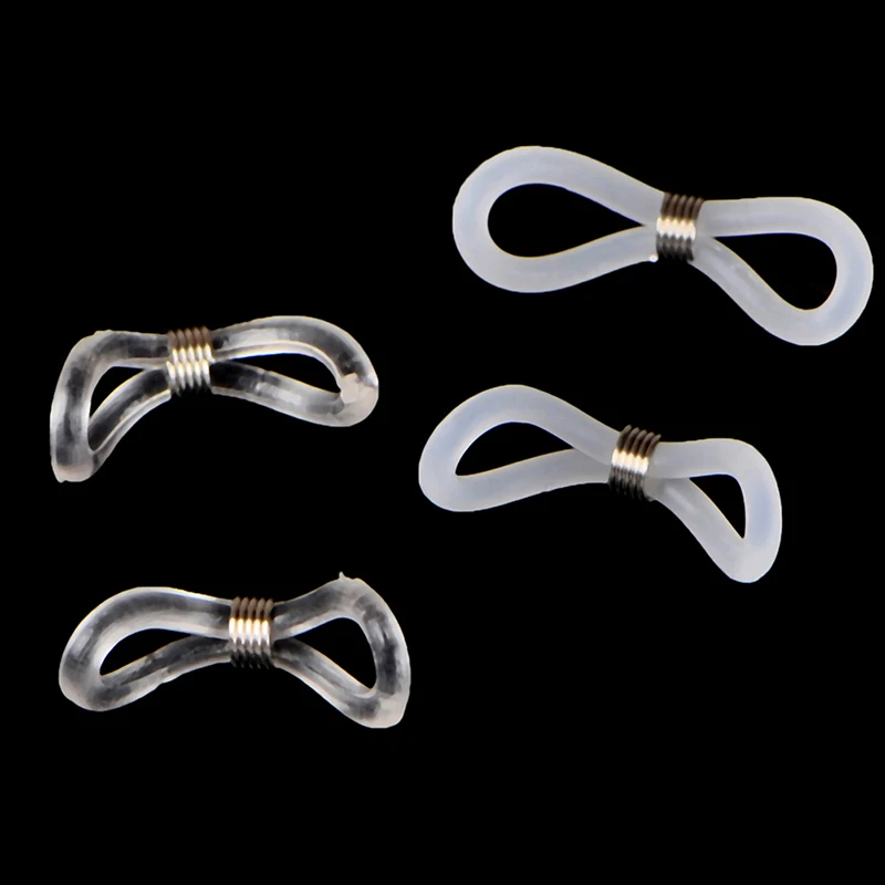 

20pcs=10Pairs Silicone Glasses Band Rope Rubber Ring Strap Eyelets Glasses Chain Antiskid Rubber Ring Wholesale
