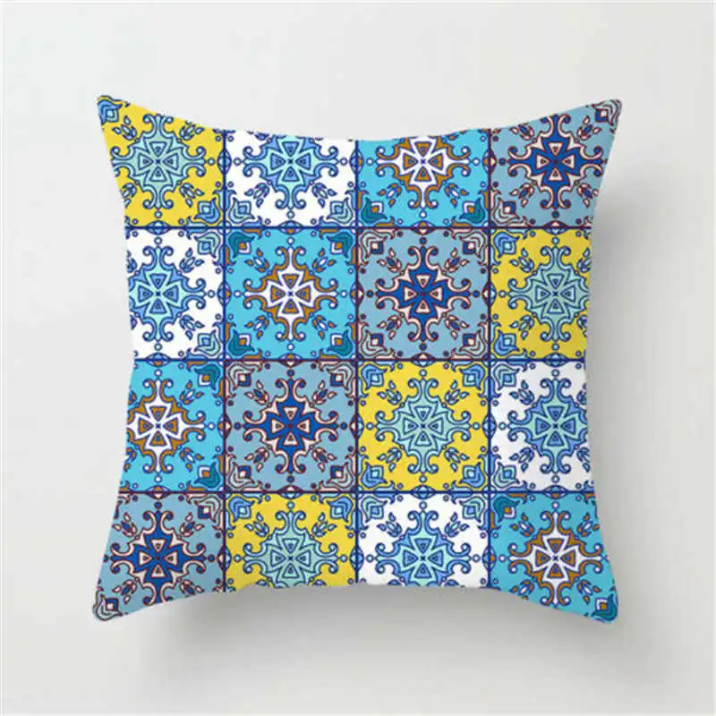 Домашний чехол подушка Ретро Чехол для дивана декоративная из полиэстера с