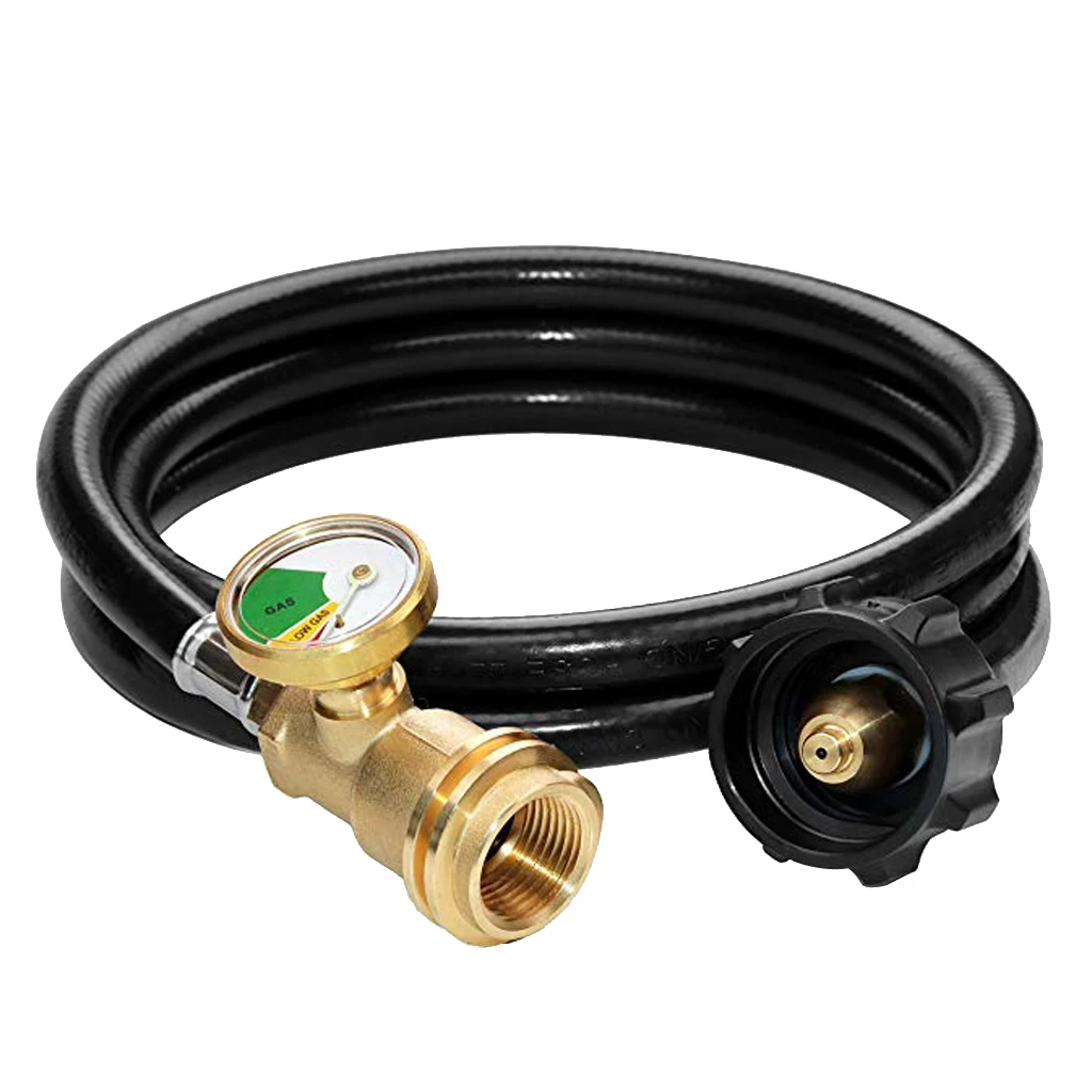 Пропановый шланг 12 футов с индикатором/детектор утечки бака QCC1/Тип 1|Запчасти