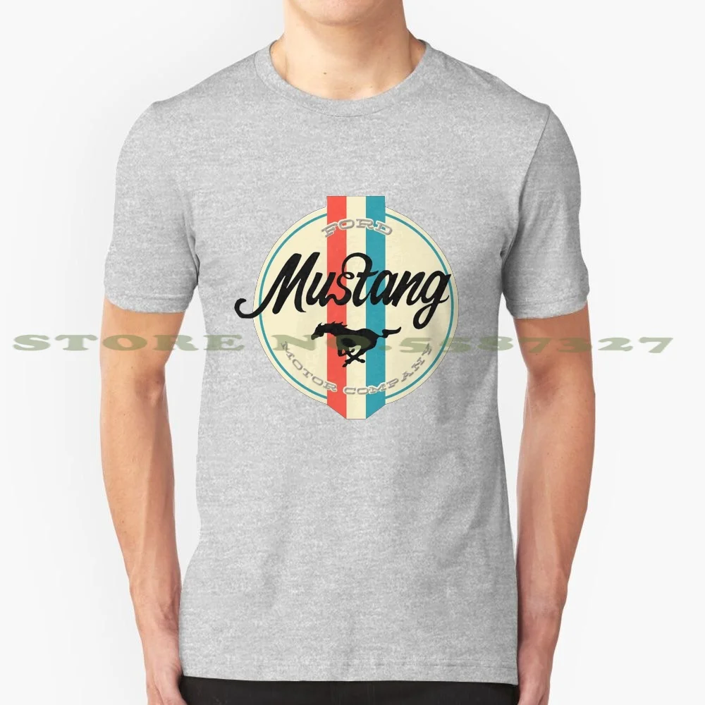 

Mustang Summer Funny T Shirt For Men Women Muscle Car Gt 500 Mach 1 V8 60S Sixties 70S Seventies Fomoco America Heavy Metal