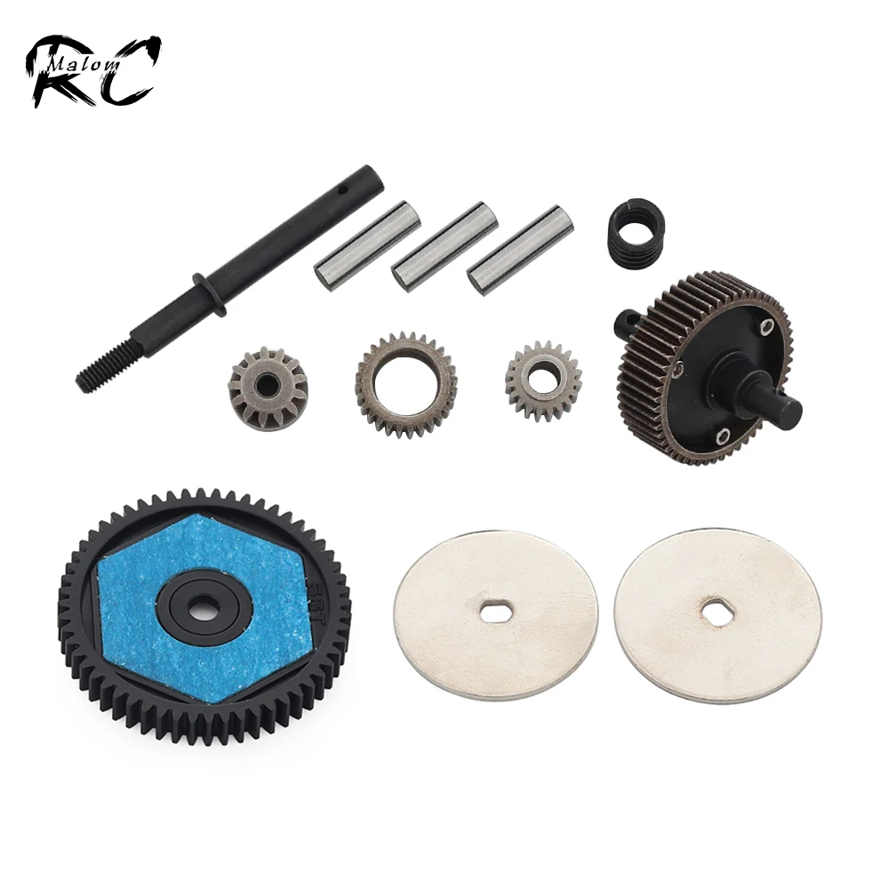

32P 56T Spur Gear 13T Motor Pinion Transmission Internal Gears Set for 1/10 RC Crawler Axial SCX10 II 90046 90047 Upgrade Parts