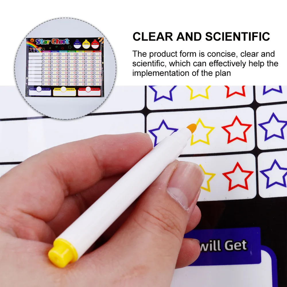 

Magnetic Kids Chore Chart Daily Routine Reward System Responsible Chart