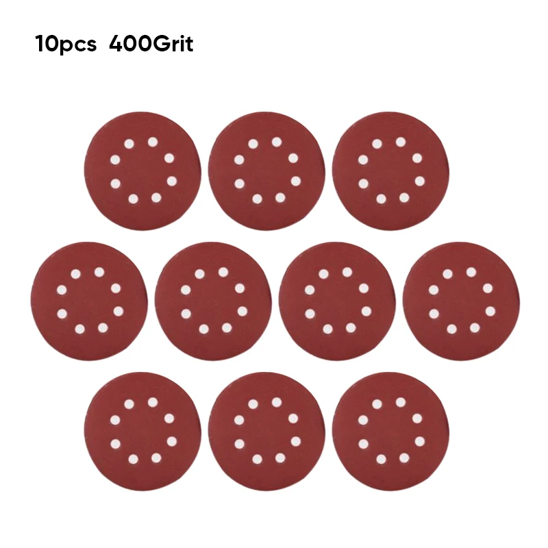 

5in 80-2000 Grit Hook Loop Pads Sanding Disc Sandpaper Sheet Sander Tool