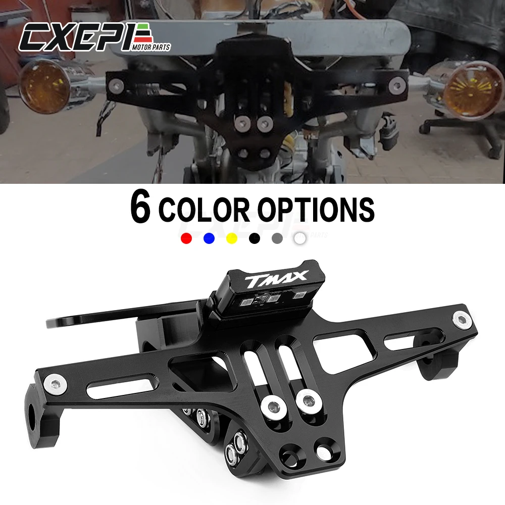 Универсальный держатель номерного знака светодиодный светильник для YAMAHA T-MAX 530