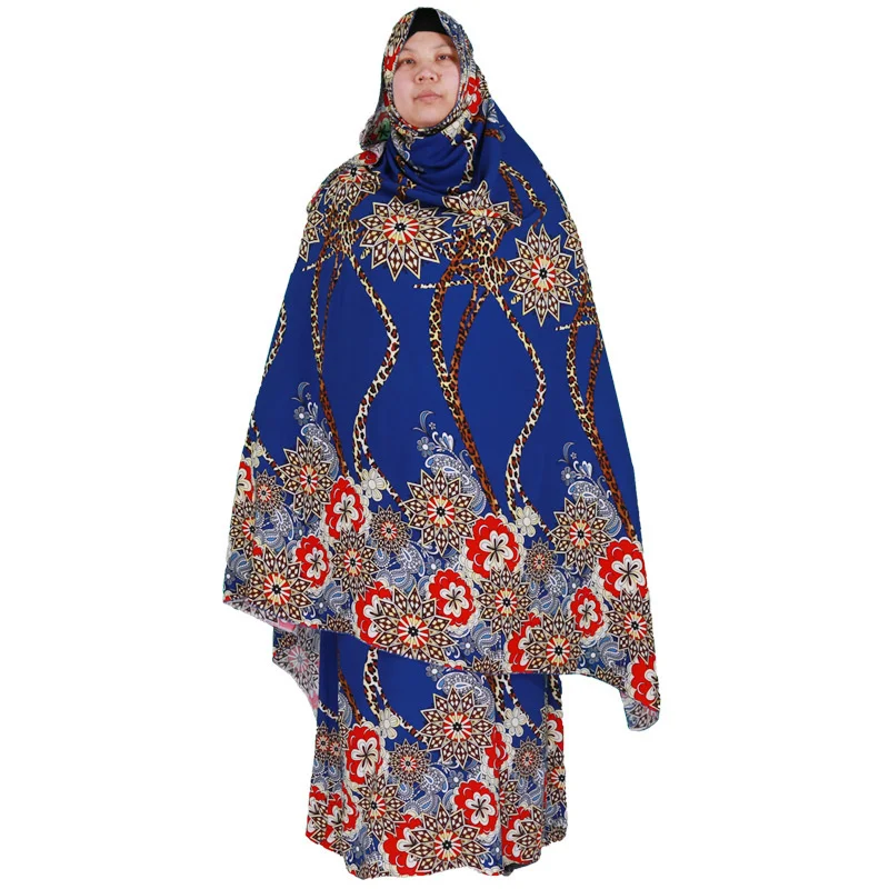 Африканский женский халат с принтом арабский Средневосточный молитвенный