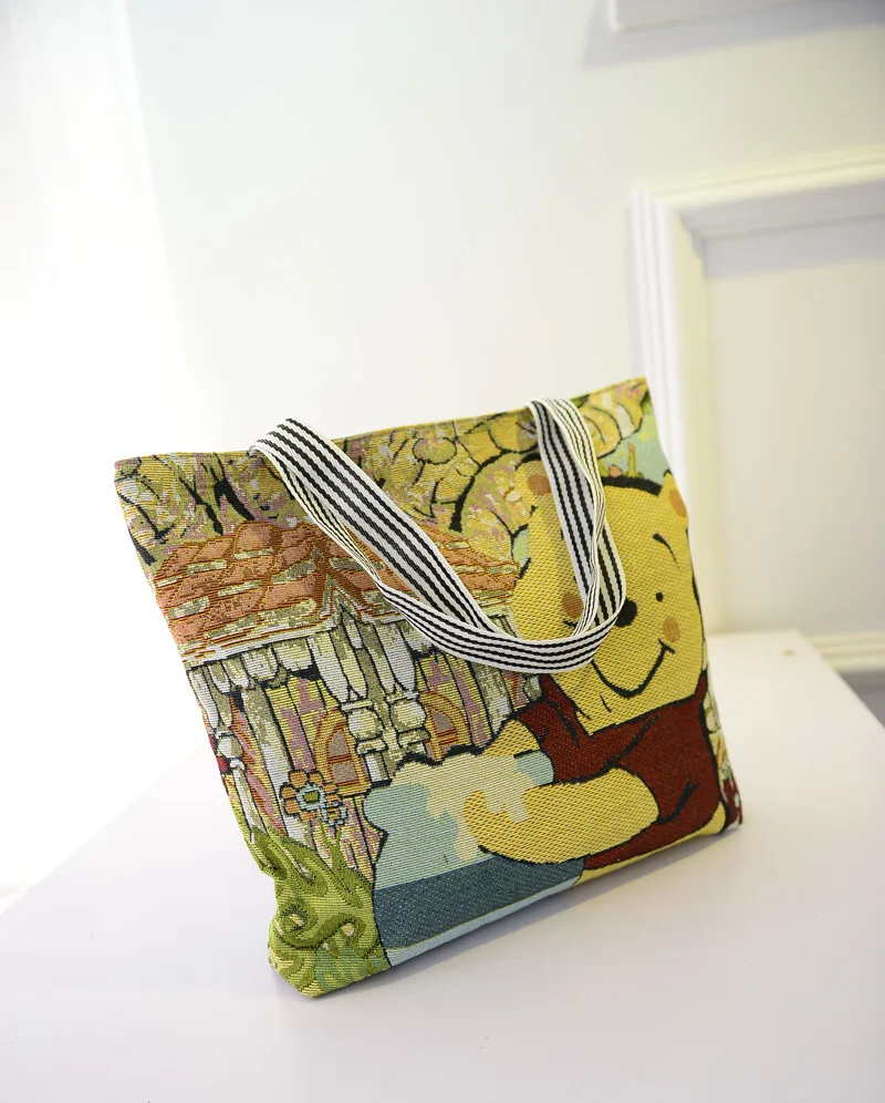 2021 new fashion large capacity cartoon doraemon bear mummy bag women handbag shopping bag birthday gift free global shipping